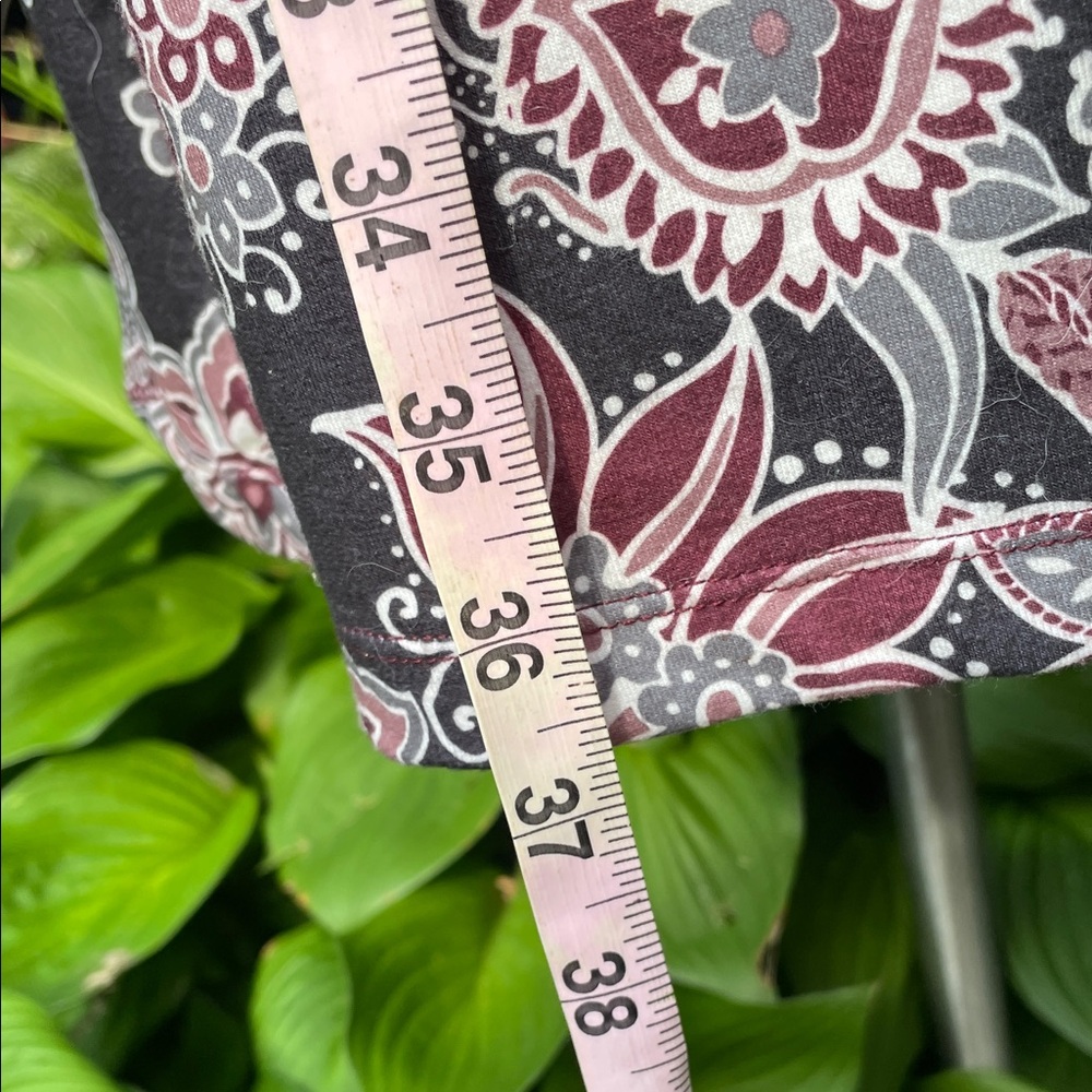 Prana Pink and Black Paisley Midi Dress - Picture 2 of 10
